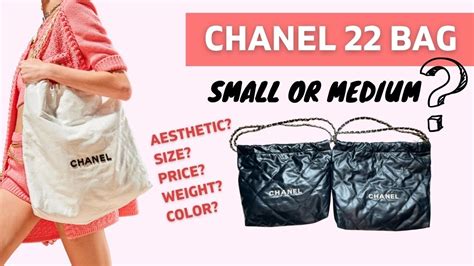 chanel 22 small black|chanel 22 bag size comparison.